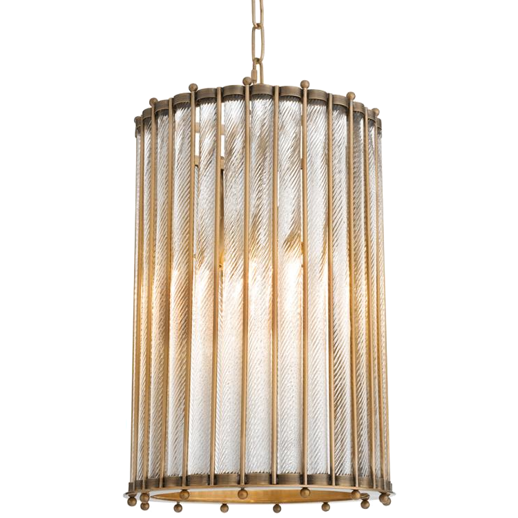 Люстра Lantern Tiziano Antique Brass Прозрачное Стекло Латунь Античная полированная Люстра Lantern Tiziano Antique Brass Прозрачное Стекло Латунь Античная полированная во Владивостоке | Loft Concept