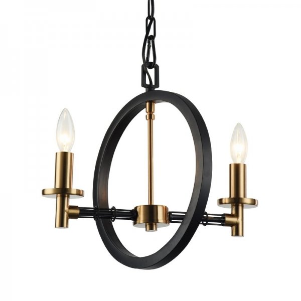 Люстра Refraktika Chandelier 2 Черный Латунь Люстра Refraktika Chandelier 2 Черный Латунь во Владивостоке | Loft Concept