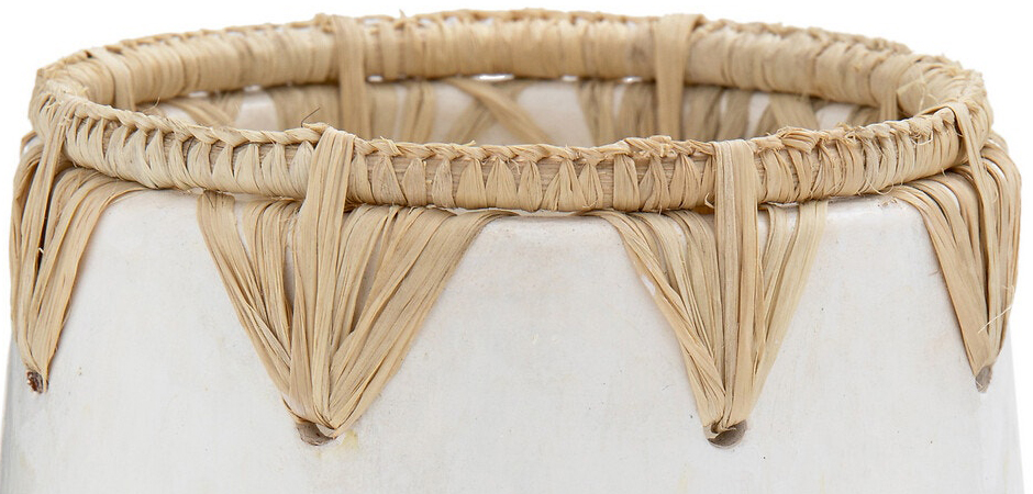 Ваза Ceramic Vase white D13 - фото №1