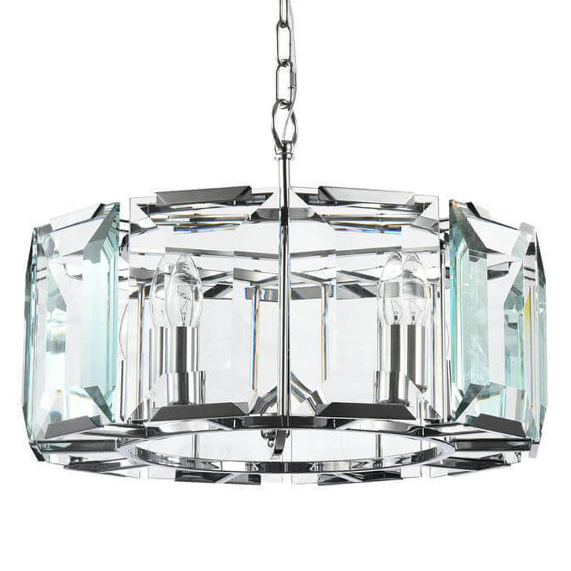 Люстра Lari Harlow Crystal Round Chandelier chrome 5 Хром Люстра Lari Harlow Crystal Round Chandelier chrome 5 Хром во Владивостоке | Loft Concept