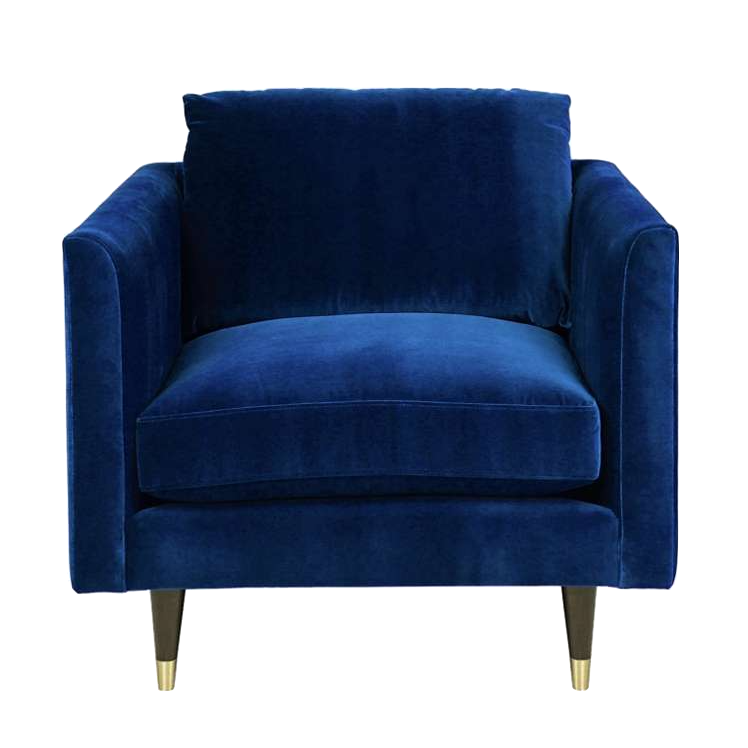 Кресло LIVING BY CHRISTIANE LEMIEUX Henry Armchair Синий Кресло LIVING BY CHRISTIANE LEMIEUX Henry Armchair Синий во Владивостоке | Loft Concept