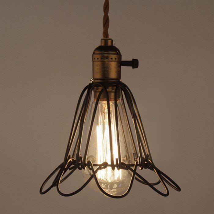 Подвесной светильник Loft Industry Cage Pendant Бронза Подвесной светильник Loft Industry Cage Pendant Бронза во Владивостоке | Loft Concept