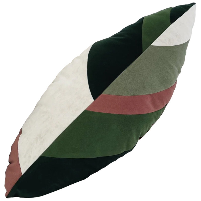 Декоративная подушка Botanical Cushion Stromanta Sanguinea Зеленый Белый Дымчатая Роза Декоративная подушка Botanical Cushion Stromanta Sanguinea Зеленый Белый Дымчатая Роза во Владивостоке | Loft Concept