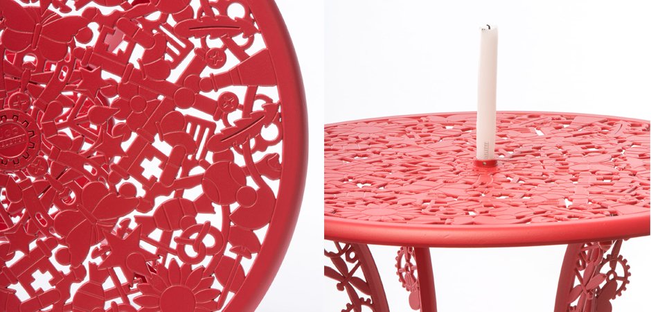 Обеденный стол Industry Collection ALUMINIUM TABLE – RED Обеденный стол Industry Collection ALUMINIUM TABLE – RED - Loft-Concept во Владивостоке