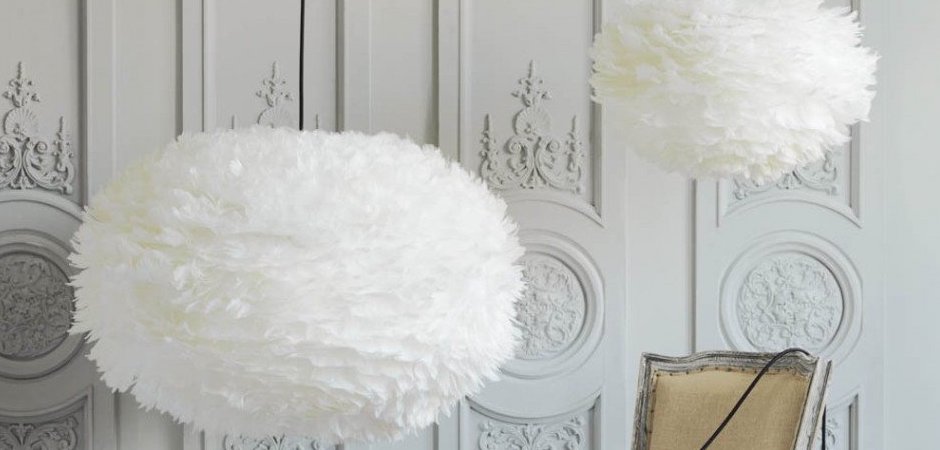 Люстра из перьев Plumage White Люстра из перьев Plumage White - Loft-Concept во Владивостоке