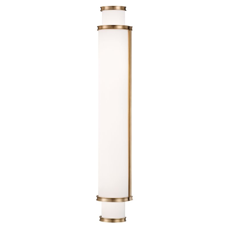 Бра Hudson Valley  Malcolm Led Bath Bracket Латунь Серебряный Белый во Владивостоке | Loft Concept 