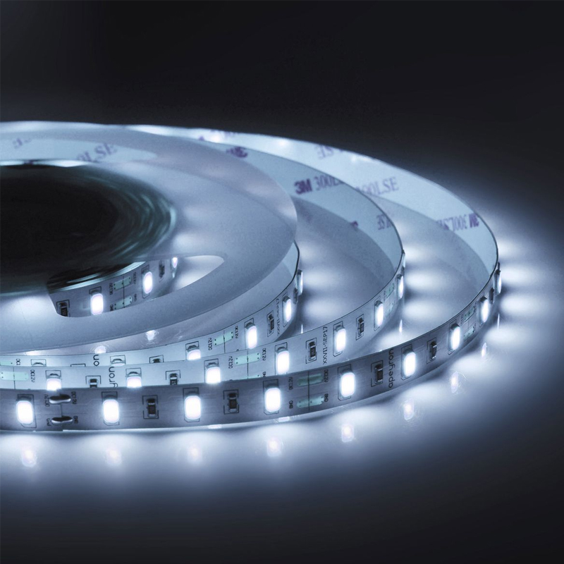 Светодиодная лента 9,6W/m 60LED/m 5630SMD холодный белый 3M Белый Светодиодная лента 9,6W/m 60LED/m 5630SMD холодный белый 3M Белый во Владивостоке | Loft Concept