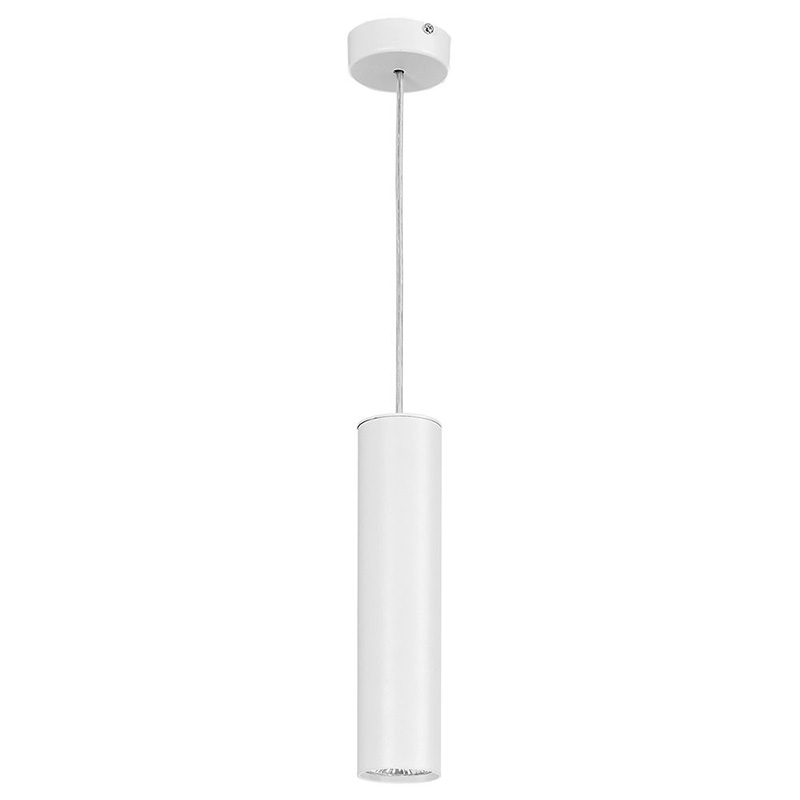 Подвесной светильник Luis Trumpet Tube White Lamp 25 Белый Подвесной светильник Luis Trumpet Tube White Lamp 25 Белый во Владивостоке | Loft Concept