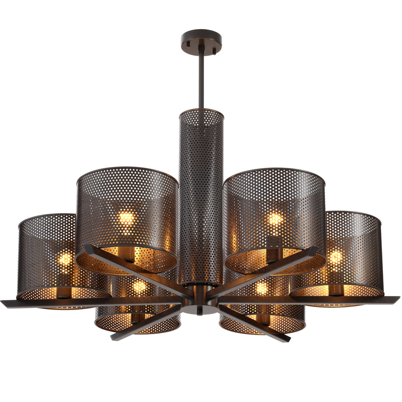 Люстра Eichholtz Chandelier Morrison Bronze Темная бронза Люстра Eichholtz Chandelier Morrison Bronze Темная бронза во Владивостоке | Loft Concept