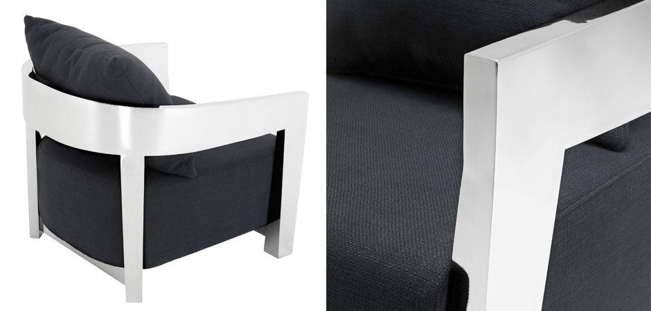 Кресло Eichholtz Chair Rubautelli Stainless steel Кресло Eichholtz Chair Rubautelli Stainless steel - Loft-Concept во Владивостоке