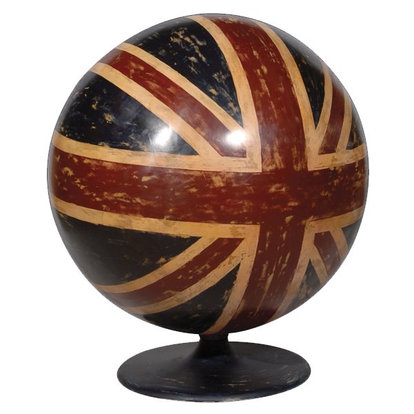 Кресло шар Pod Chair Union Jack & Brown Leather Коричневый винтаж Кресло шар Pod Chair Union Jack & Brown Leather Коричневый винтаж во Владивостоке | Loft Concept
