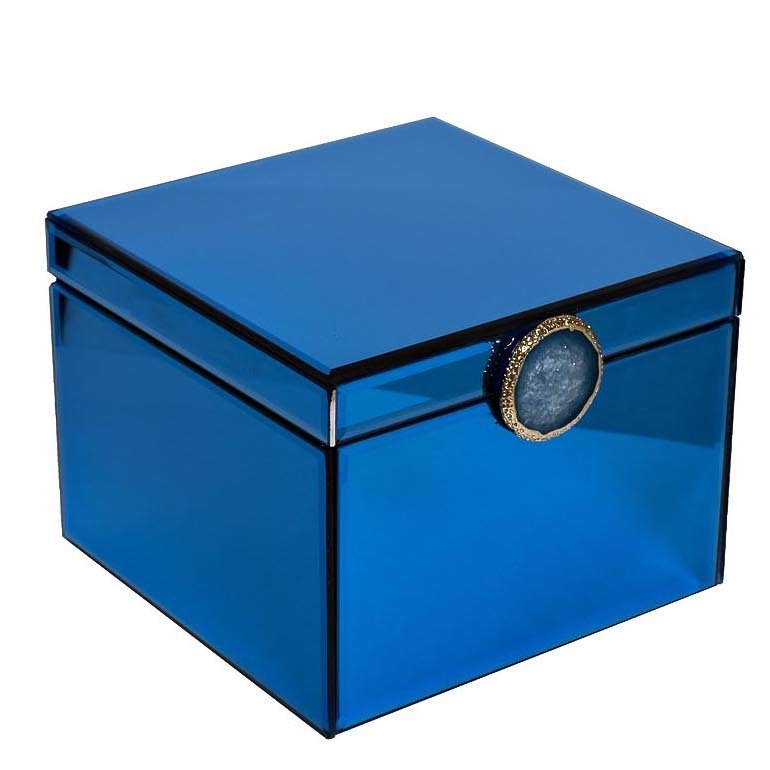 Шкатулка Blue Surprise Cube Синий Шкатулка Blue Surprise Cube Синий во Владивостоке | Loft Concept