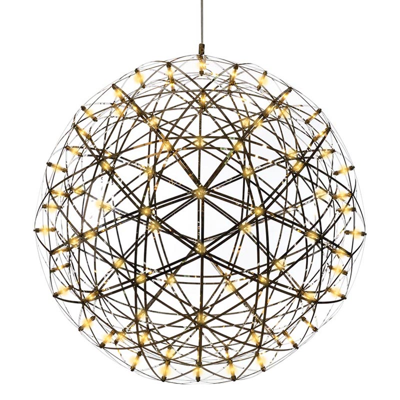 Люстра Moooi 3D Sphere Yellow lamp L Хром Люстра Moooi 3D Sphere Yellow lamp L Хром во Владивостоке | Loft Concept
