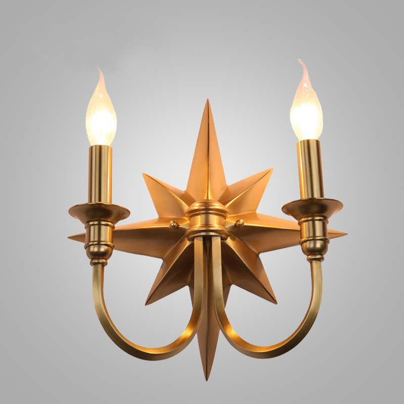 Бра Base Star Wall lamp Double Латунь Бра Base Star Wall lamp Double Латунь во Владивостоке | Loft Concept