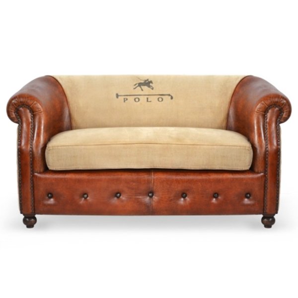 Диван POLO brown leather Диван POLO brown leather во Владивостоке | Loft Concept