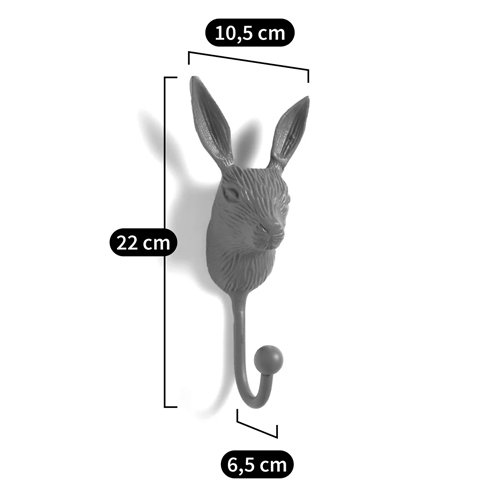 Настенный крючок в виде зайца Hare Wall Hook Pink Настенный крючок в виде зайца Hare Wall Hook Pink во Владивостоке