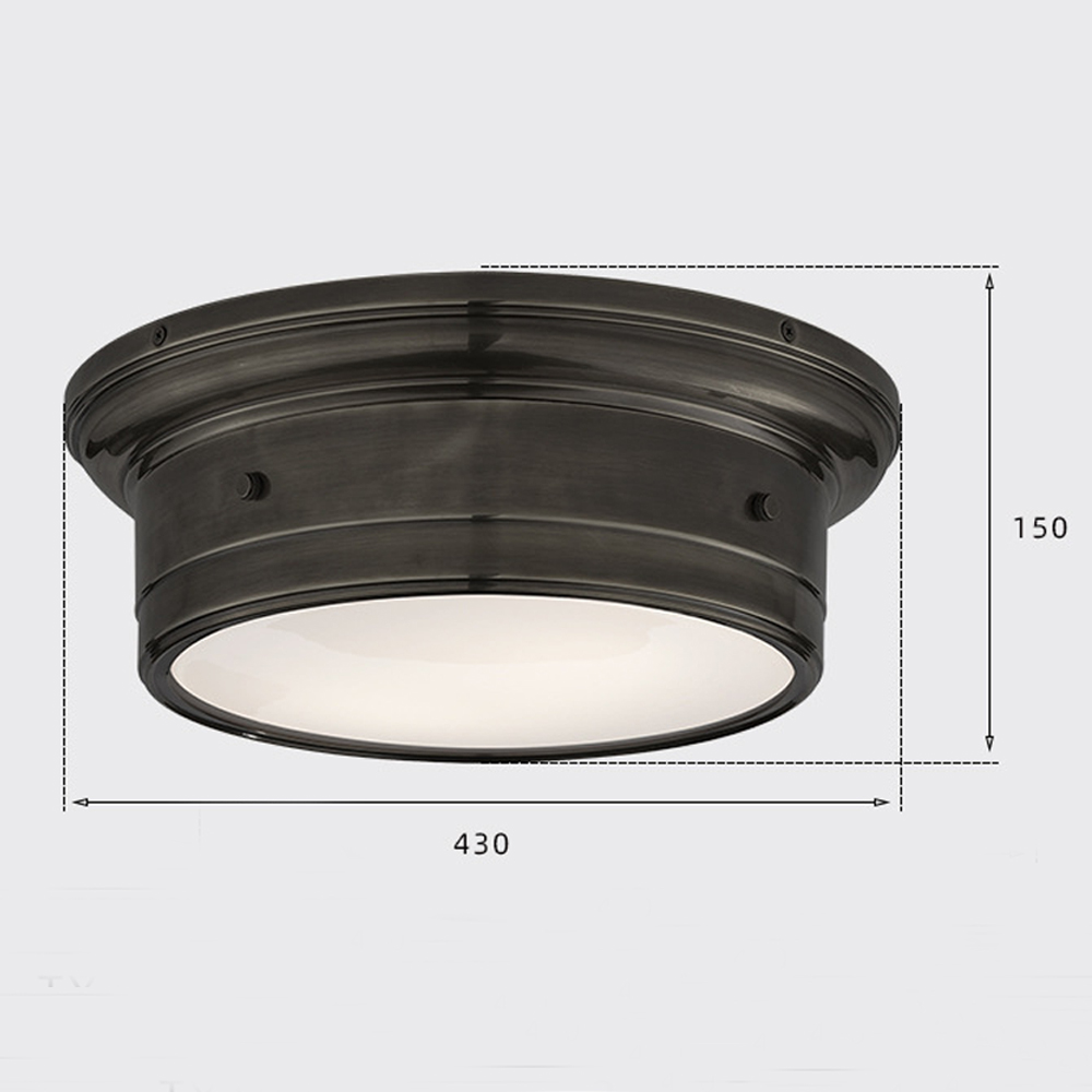 Потолочный светильник круглый черного цвета Modern Simple Ceiling Light во Владивостоке
