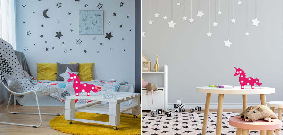 Детский ночник Розовый единорог Детский ночник Розовый единорог - Loft-Concept во Владивостоке
