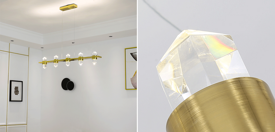 Люстра large Crystals Line Brass Люстра large Crystals Line Brass - Loft-Concept во Владивостоке
