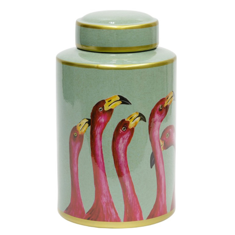 Ваза Flamingo Vase Розовый Бирюзовый Золотой во Владивостоке | Loft Concept 