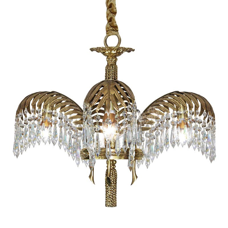 Люстра CHANDELIER HILDEBRANDT S Латунь Прозрачное Стекло Люстра CHANDELIER HILDEBRANDT S Латунь Прозрачное Стекло во Владивостоке | Loft Concept