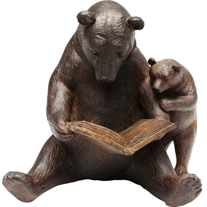 Статуэтка Reading Bears Коричневый Статуэтка Reading Bears Коричневый во Владивостоке | Loft Concept