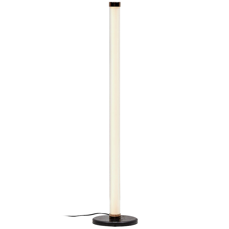 Дизайнерский торшер CANVAS GLASS TUBE FLOOR LAMP Медь Кремовый Черный Прозрачное Стекло Дизайнерский торшер CANVAS GLASS TUBE FLOOR LAMP Медь Кремовый Черный Прозрачное Стекло во Владивостоке | Loft Concept