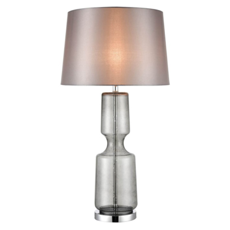 Настольная лампа Серое Стекло Antero Chrome Table Lamp Хром Настольная лампа Серое Стекло Antero Chrome Table Lamp Хром во Владивостоке | Loft Concept