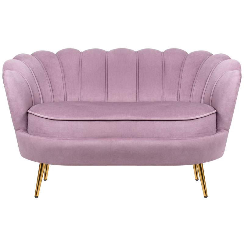 Диван розовый seashell pink Белый Диван розовый seashell pink Белый во Владивостоке | Loft Concept