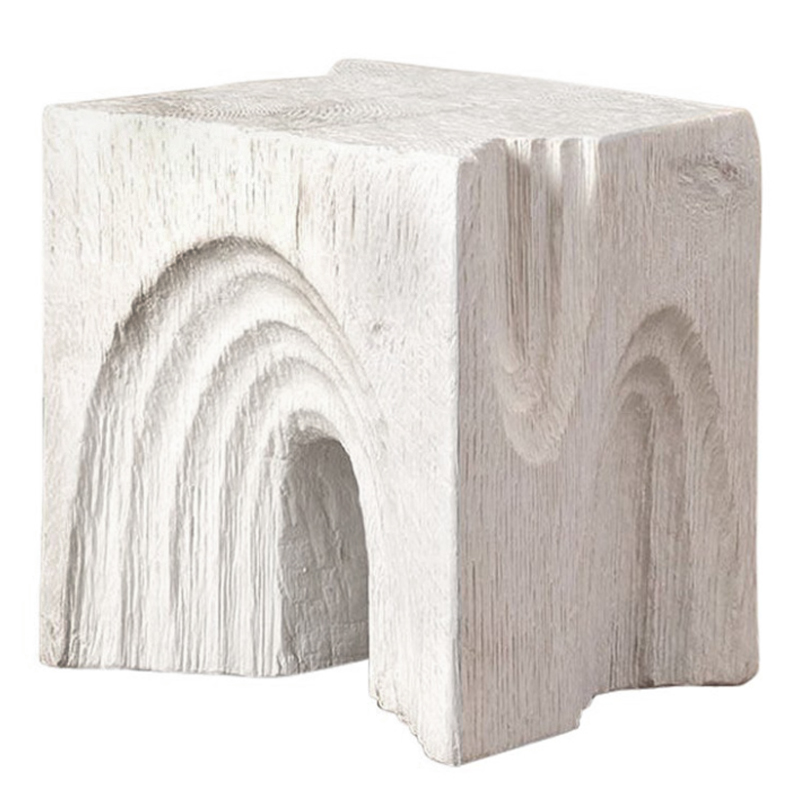 Приставной стол Kelly Wearstler Белый Echo Stool Белый Приставной стол Kelly Wearstler Белый Echo Stool Белый во Владивостоке | Loft Concept