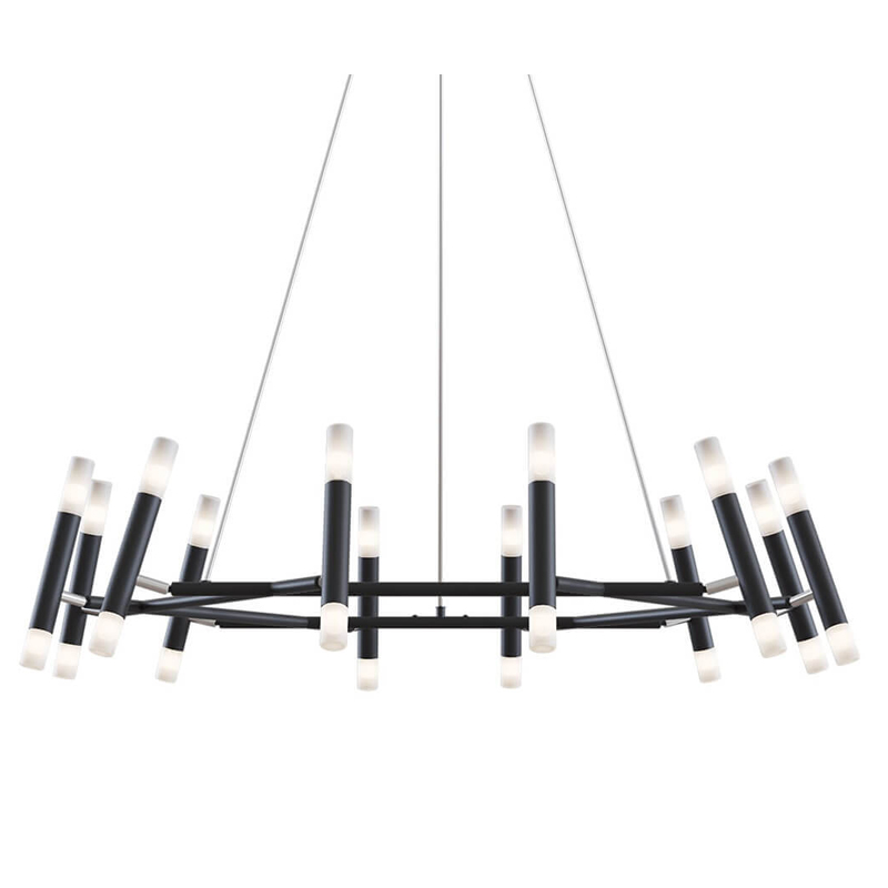 Люстра Arnaut Chandelier 24 Черный Люстра Arnaut Chandelier 24 Черный во Владивостоке | Loft Concept