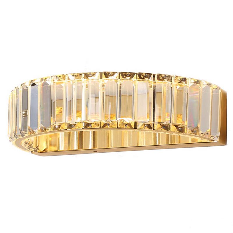 Бра Crystal Shine Linda Gold Wall Lamp A Золотой Прозрачный (Transparent) во Владивостоке | Loft Concept 