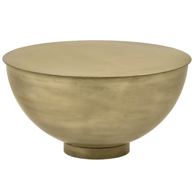 Круглый кофейный стол Modern Metal Caldron Coffee Table Золотой Круглый кофейный стол Modern Metal Caldron Coffee Table Золотой во Владивостоке | Loft Concept