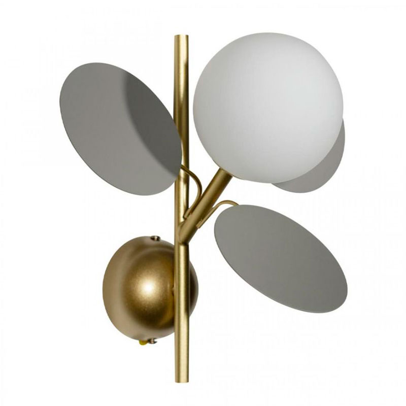 Бра MATISSE sconce One Gray Серый Золотой Белый Бра MATISSE sconce One Gray Серый Золотой Белый во Владивостоке | Loft Concept