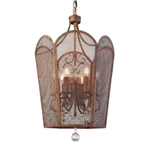 Люстра Roast Metal Chandelier 6 Коричневый Люстра Roast Metal Chandelier 6 Коричневый во Владивостоке | Loft Concept
