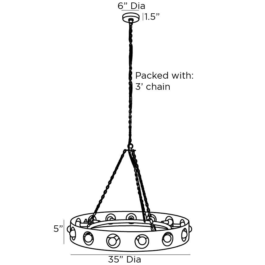 Люстра Arteriors REDONDO CHANDELIER Люстра Arteriors REDONDO CHANDELIER во Владивостоке