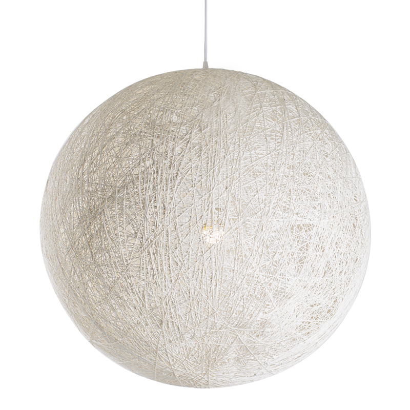 Подвесной светильник Moooi Thread Papier Mache Lamp white Белый Подвесной светильник Moooi Thread Papier Mache Lamp white Белый во Владивостоке | Loft Concept