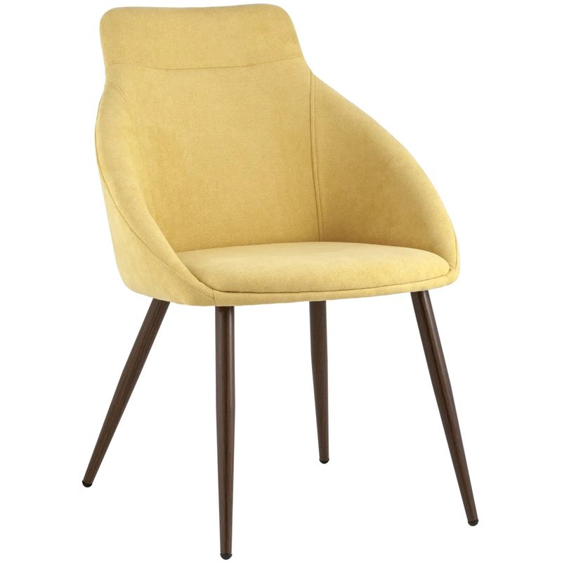 Стул Queenie Chair Желтый Цвет Желтый Коричневый Стул Queenie Chair Желтый Цвет Желтый Коричневый во Владивостоке | Loft Concept