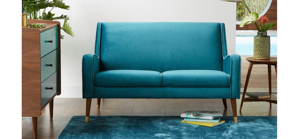 Диван Classic Furniture синий Диван Classic Furniture синий - Loft-Concept во Владивостоке