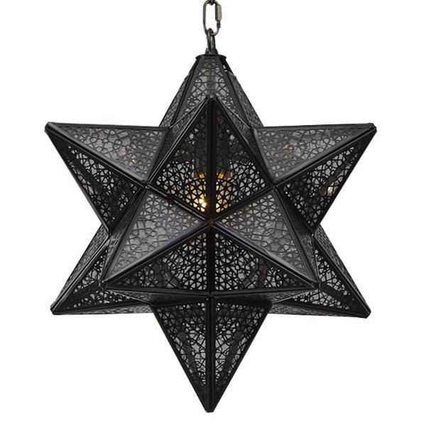 Люстра Morocco Black Star Черный матовый Люстра Morocco Black Star Черный матовый во Владивостоке | Loft Concept