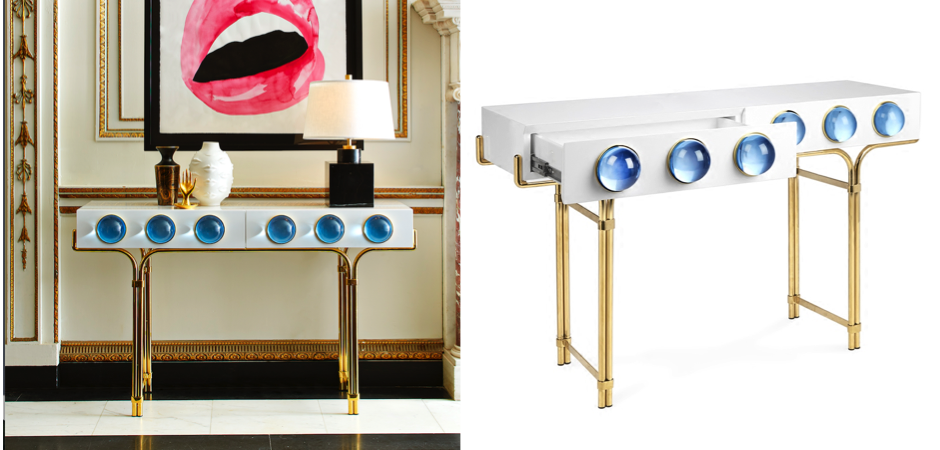Консоль Globo Console Синий цвет Консоль Globo Console Синий цвет - Loft-Concept во Владивостоке