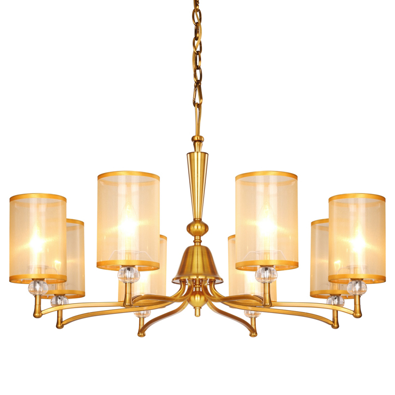 Люстра Boniface Chandelier 85 Латунь Золотой Шампань Прозрачный Люстра Boniface Chandelier 85 Латунь Золотой Шампань Прозрачный во Владивостоке | Loft Concept