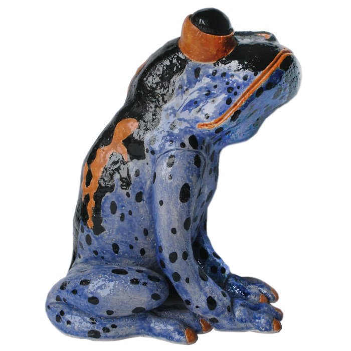 Статуэтка Tropical Frog Синий Оранжевый Статуэтка Tropical Frog Синий Оранжевый во Владивостоке | Loft Concept