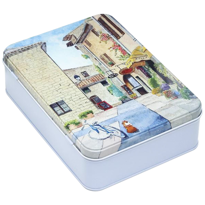 Шкатулка металлическая Sunny Street Rectangular Metal Box Мульти Шкатулка металлическая Sunny Street Rectangular Metal Box Мульти во Владивостоке | Loft Concept