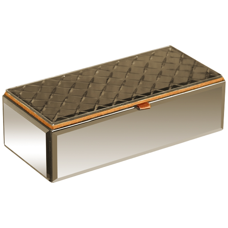 Шкатулка Vega Mirrored Box Зеркало Коричневый Шкатулка Vega Mirrored Box Зеркало Коричневый во Владивостоке | Loft Concept