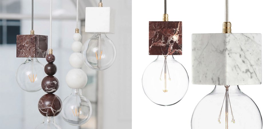 Подвесной светильник MARMOR VELDI Rosso Подвесной светильник MARMOR VELDI Rosso - Loft-Concept во Владивостоке