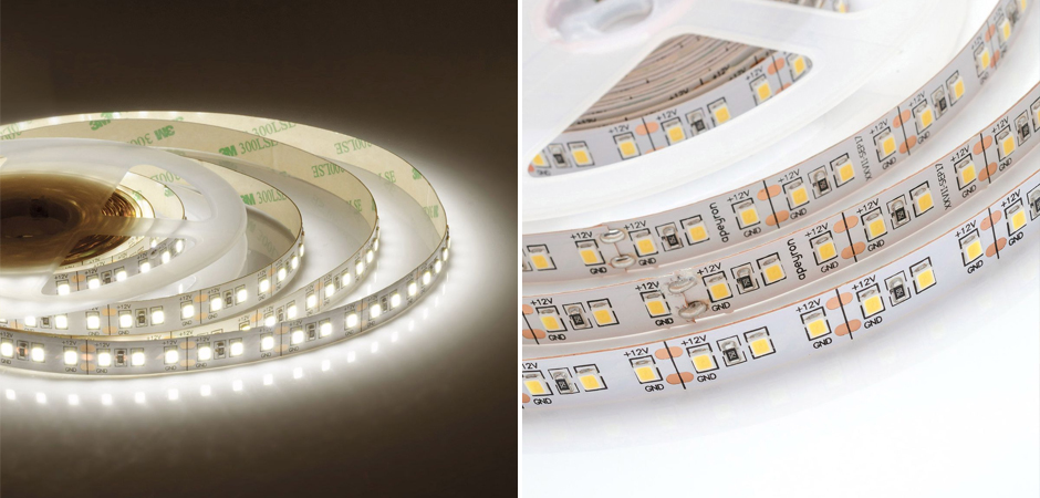 Светодиодная лента 14,4W/m 120LED/m 2835SMD теплый белый Светодиодная лента 14,4W/m 120LED/m 2835SMD теплый белый - Loft-Concept во Владивостоке