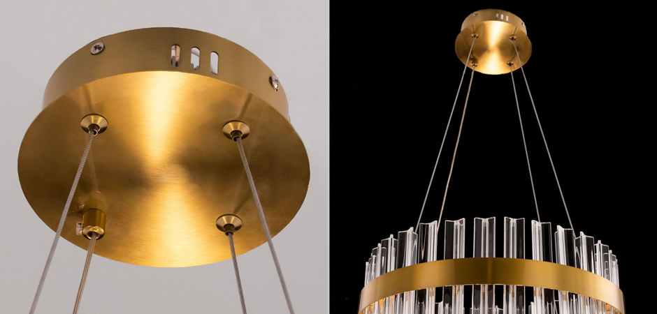 Круглая Люстра Кольцо Хрусталь диаметр 40 см RING Saturno Not Baroncelli Brass Круглая Люстра Кольцо Хрусталь диаметр 40 см RING Saturno Not Baroncelli Brass - Loft-Concept во Владивостоке