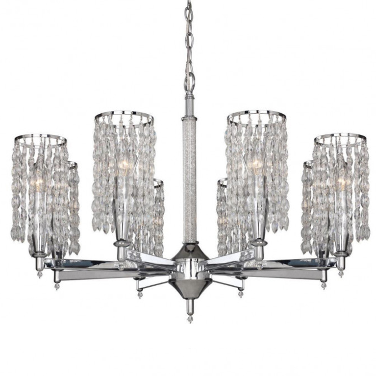 Люстра Messina Crystal Chandelier Прозрачный Хром Люстра Messina Crystal Chandelier Прозрачный Хром во Владивостоке | Loft Concept