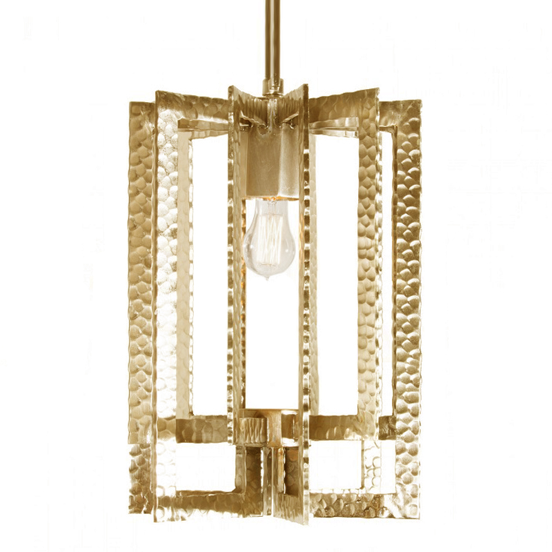 Подвесной Светильник Textured Cage Pendant Lamp gold Латунь Подвесной Светильник Textured Cage Pendant Lamp gold Латунь во Владивостоке | Loft Concept